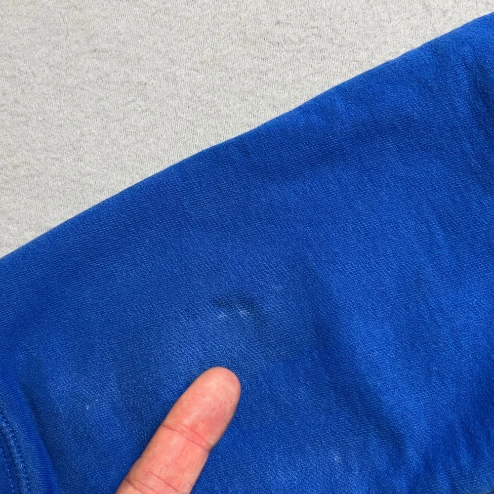 VTG The North Face Blue Since 1968 Hoodie Pullover Mens M Medium Fleece Lined‎